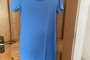 Blue vest dress