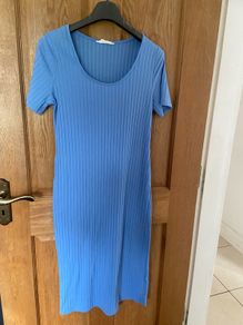 Blue vest dress