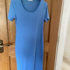 Blue vest dress