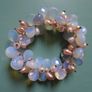 Lovely moonstone pearl beadedbracelet Image 2