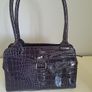 Purple Block Heel Shoes Size 4 Plus FREE Matching Shoulder Bag Image 3