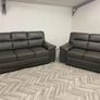 3+2 Bromley Gretal Leather Sofa Image 3
