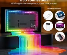 LED Light Strip 3Key Button Control