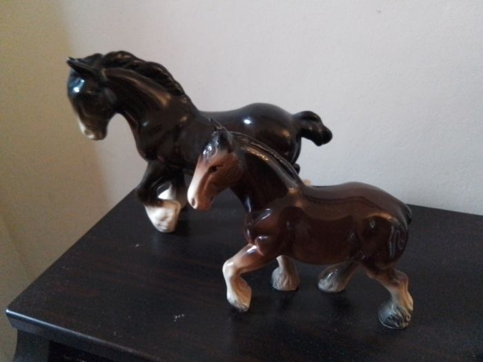 Two Clydesdale Horses