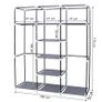 Canvas Wardrobe Cupboard Clothes Hanging Rail FREE DELIVERY NATIONWIDE Image 8