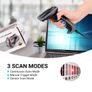 Tera Pro Series Extreme Performance Barcode Scanner 1D Wireless Laser, 2.4G Wireless & Bluetooth Fast & USB Wired & Precise Scanning for Ultra Long Barcodes Plug and Play, L0013B-OG Image 3