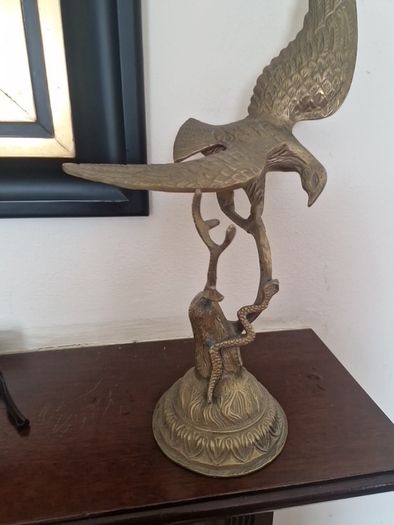 vintage brass eagle
