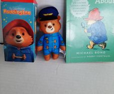 New Paddington bear book and soft toy