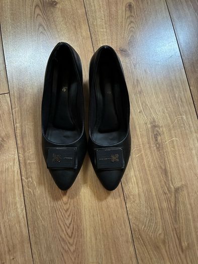 Black Block Heels