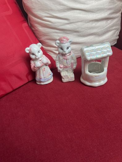 3 piece vintage lusterware set