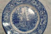 Liberty Blue Plate Independence Hall