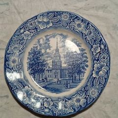 Liberty Blue Plate Independence Hall