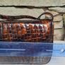 Bronze marble croc Handbag Image 5