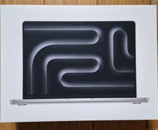 macbook pro 14 EMPTY box with apple stickers