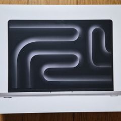 macbook pro 14 EMPTY box with apple stickers