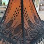 Victorian Revival style Black Lace & Beaded Fringe Table Lamps Image 6