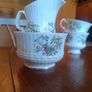 Set of Royal Tara Fine Bone China - Bird and Fruit pattern Image 2