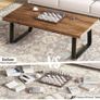 Coffee Tables for Living Room Industrial Rectangle Center Tables Image 6