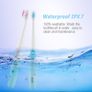 New Slim Travel Battery Electric Toothbrush Waterpoof Portable Battery Operated Sonic Toothbrush 3 Brush Heads SG915(Pink) Image 4