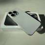 iPhone 15 Pro 128GB White Titanium SIM free with protective glass and new case Image 2