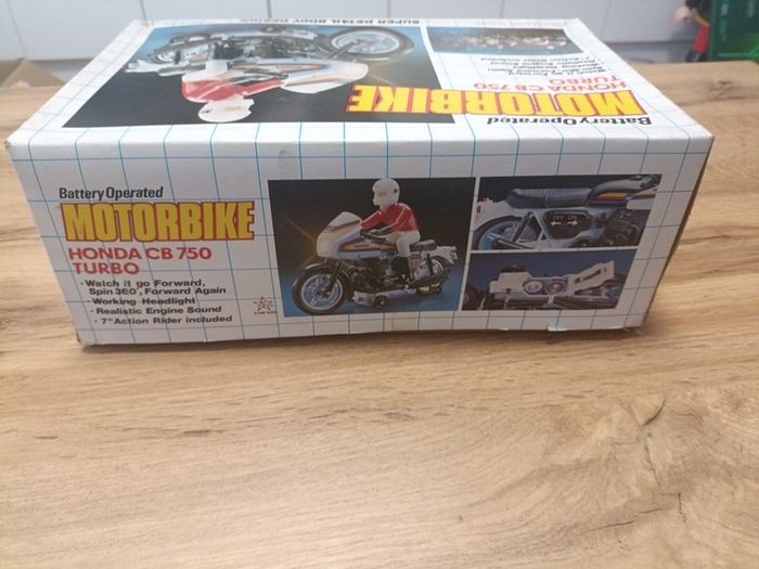 Rare Vintage 1980s BatteryOperated Motorbike Honda CB 750 Turbo