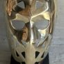 Mask Sculpture On Stand - Polished Bronze Image 7