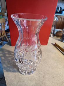 Galway Crystal Glass Large Vase.