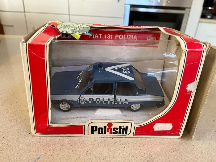 Fiat 131 Police 1/25 Polistil Rare