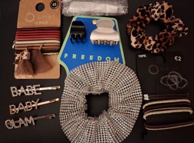 x100 Bundle - Brand New Hair Accessories - RRP - 20+ - Freedom, Opia, Etc