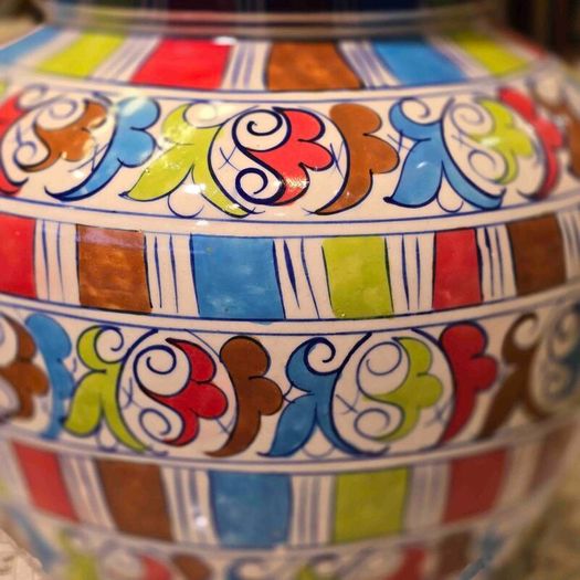 Handmade and Hand Painted Large Ceramic Planter or Pot| Warehouse Clearance | Massive Discount | Bargain prices