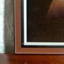 Vintage Australian portrait on velvet. Image 4