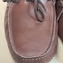mens MASSIMO DUTTI brown moccasin leather loafer driving shoes Size UK 10 EU 44 Image 8