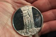 2.3oz St. Sebastian Silver 100 Greatest Masterpieces 50mm Art Round Medal Silver Sterling 925
