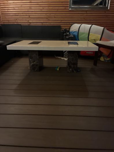 Table 4 chairs also have matching  coffee table