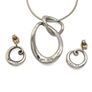 Hot Diamonds Designer 925 Sterling Silver Necklace & Earrings Set Image 4