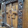 Early 20th century oak vestments cabinet Image 5