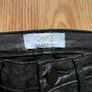 QUIZ Black Faux Leather Skinny Jeans, NEW size 6 Image 8