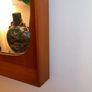 Beautiful Mid Century Teak framed mirror Image 2