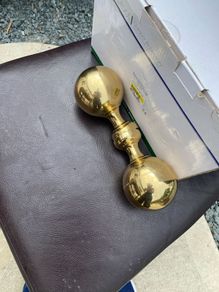 Brass knobs