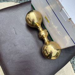 Brass knobs
