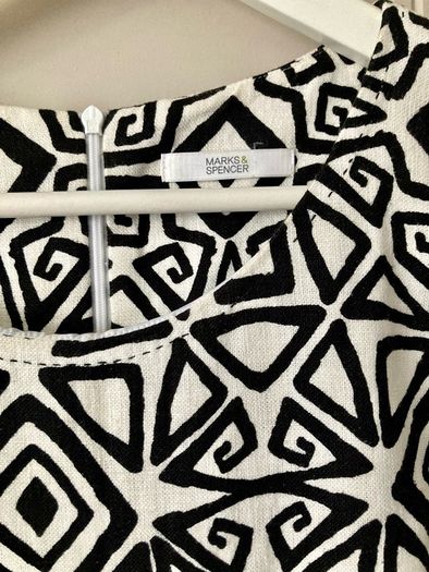M&S linen mix dress