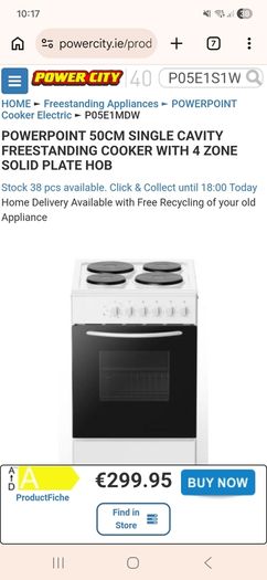 PowerPoint 50cm cooker