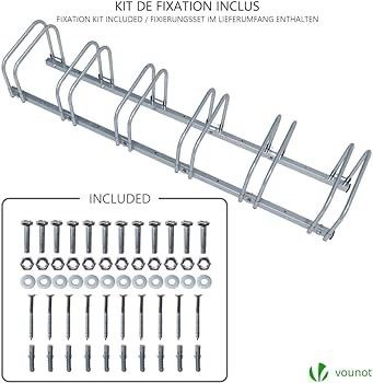 NEW SALE | 6 Bike Stand Floor or Wall mounted bike rack for garage Bicycle Parking rack Cycle Storage Locking Stand