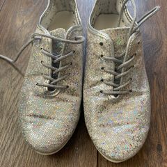 Silver Jazz Shoes Size 1