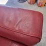 SOFA beautiful red leather Image 5