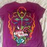 Brand new Christian Audigier Ed Hardy teenager fuschia t-shirt size XL age14/15 Free post Image 2
