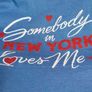 Festival tee Shirt Somebody in New York loves me Image 3
