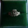 Vintage Sterling Silver 925 Irish Claddagh Rings size L1/2 - 1,5g Image 3