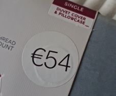 new single bed duvet cover amd pillowcase