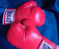 Autographed Kevin McBride Signed Everlast Boxing Gloves (Pair)